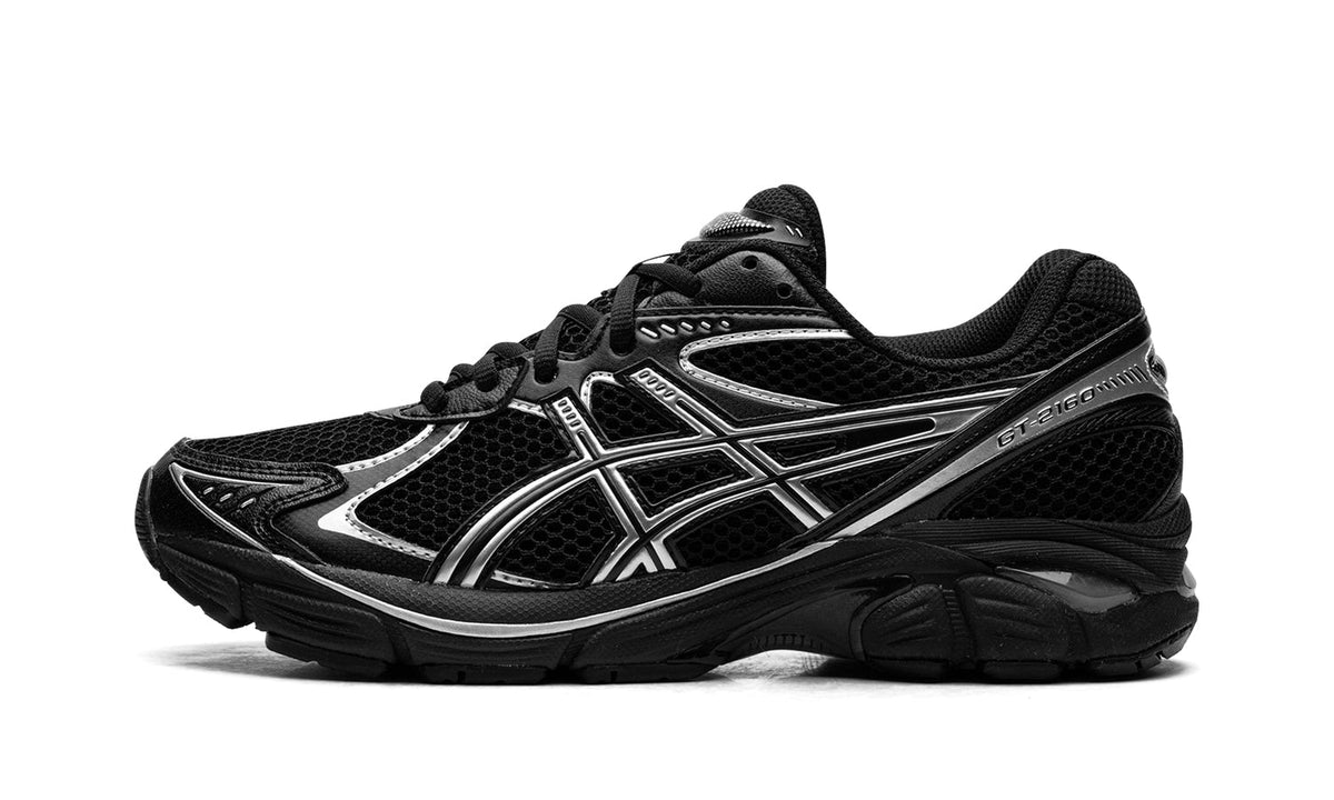 ASICS GT-2160 Sneakers - Black and Metallic Silver
