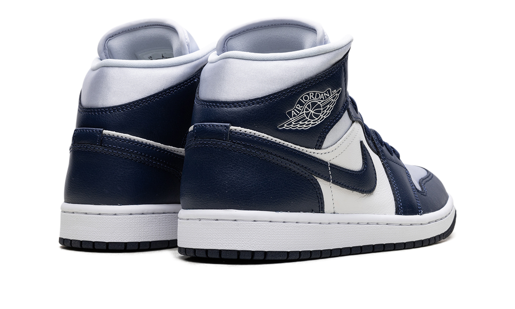 Jordan 1 Mid WMNS "Football Grey White Midnight Navy" FZ8777 044