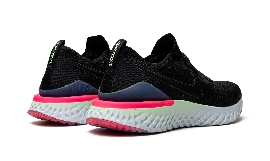 EPIC REACT FLYKNIT 2 MNS WMNS "Black Sapphire Hyper Pink" BQ8927 003