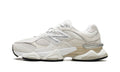 New Balance 9060 Sneakers - Off-White and Light Gray with Silver Details