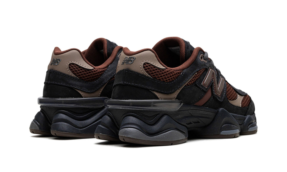 New Balance 9060 Sneakers in Black & Dark Brown