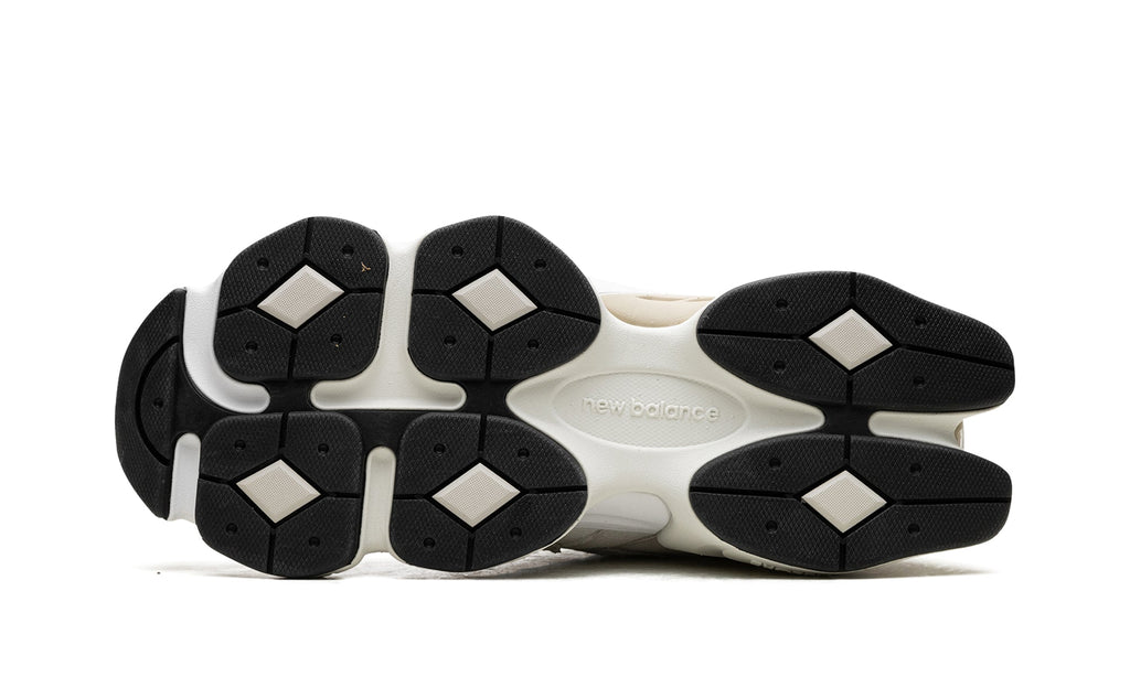 New Balance 9060 Sneakers - Off-White and Light Gray with Silver Details