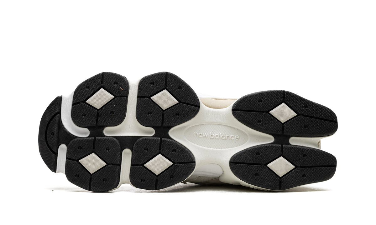 New Balance 9060 Sneakers - Off-White and Light Gray with Silver Details