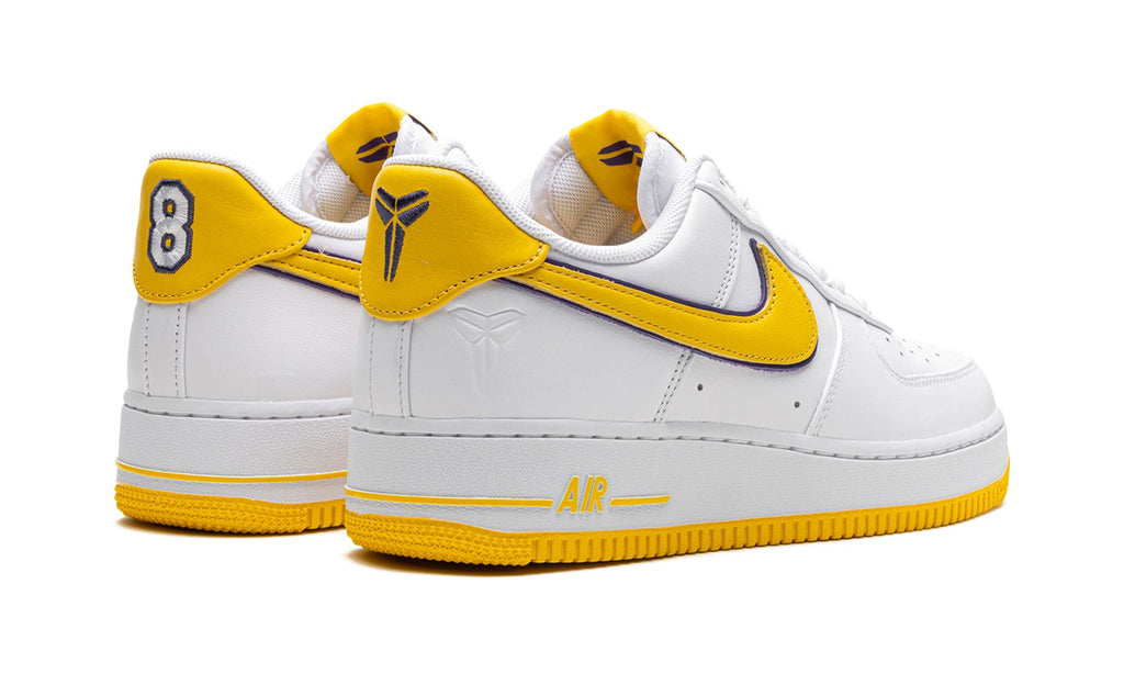 Nike Air Force 1 Low Kobe Bryant Sneakers – White, Yellow & Purple