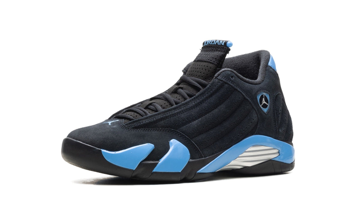 Air Jordan 14 Sneakers – Black & Light Blue