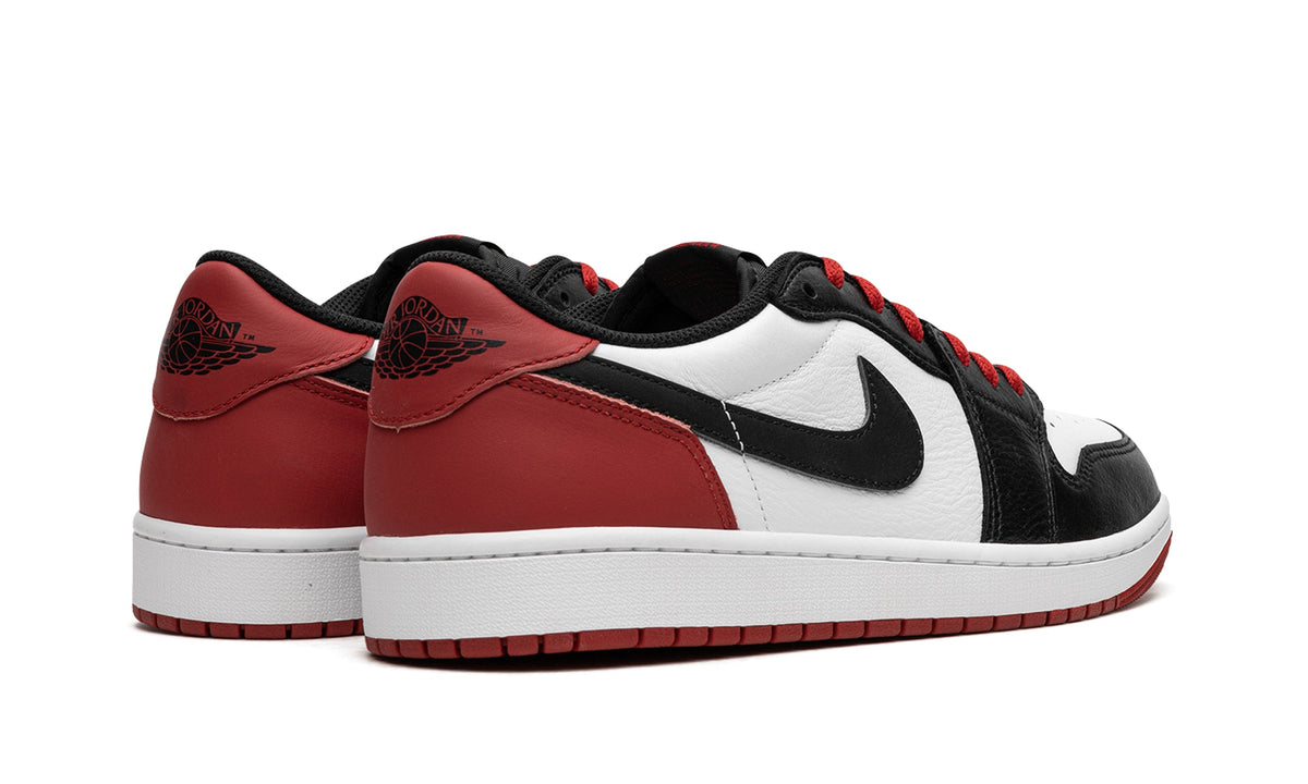 Air Jordan 1 Low OG Sneakers - Black, White and Red