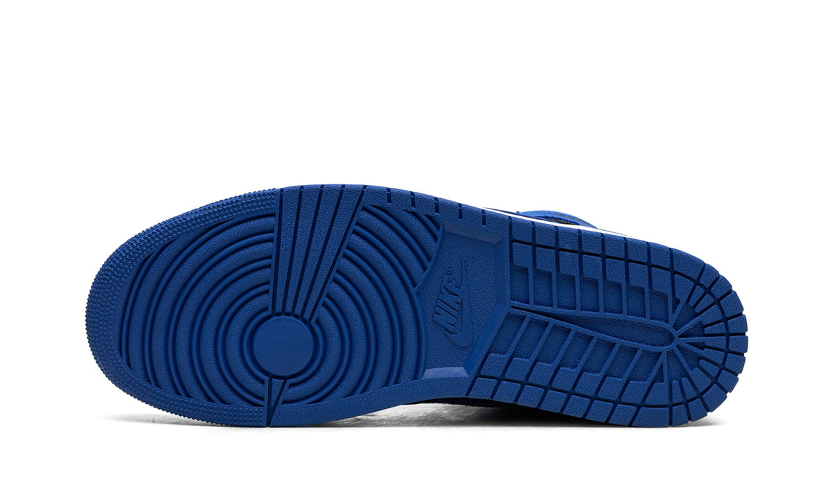 Air Jordan 1 Retro High OG Sneakers - Black/Royal Blue with White Midsole