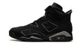 Air Jordan 6 Retro “Chrome” Sneakers – Black & Metallic Silver