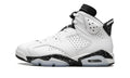 Air Jordan 6 Retro Sneakers - White & Black with Speckled Midsole