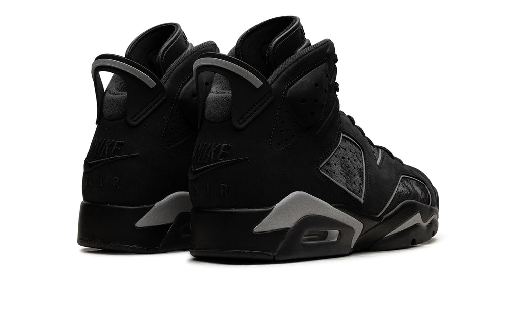 Air Jordan 6 Retro “Chrome” Sneakers – Black & Metallic Silver