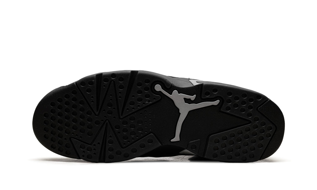 Air Jordan 6 Retro “Chrome” Sneakers – Black & Metallic Silver