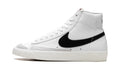 Nike Blazer Mid '77 Vintage Sneakers - White/Black with Light Grey Overlays