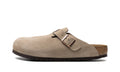 Birkenstock Boston Buckle Clogs - Taupe