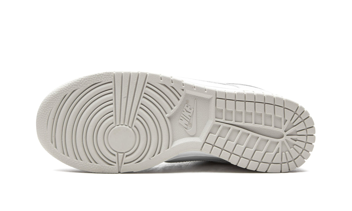 Nike Dunk Low Sneakers - White and Light Grey