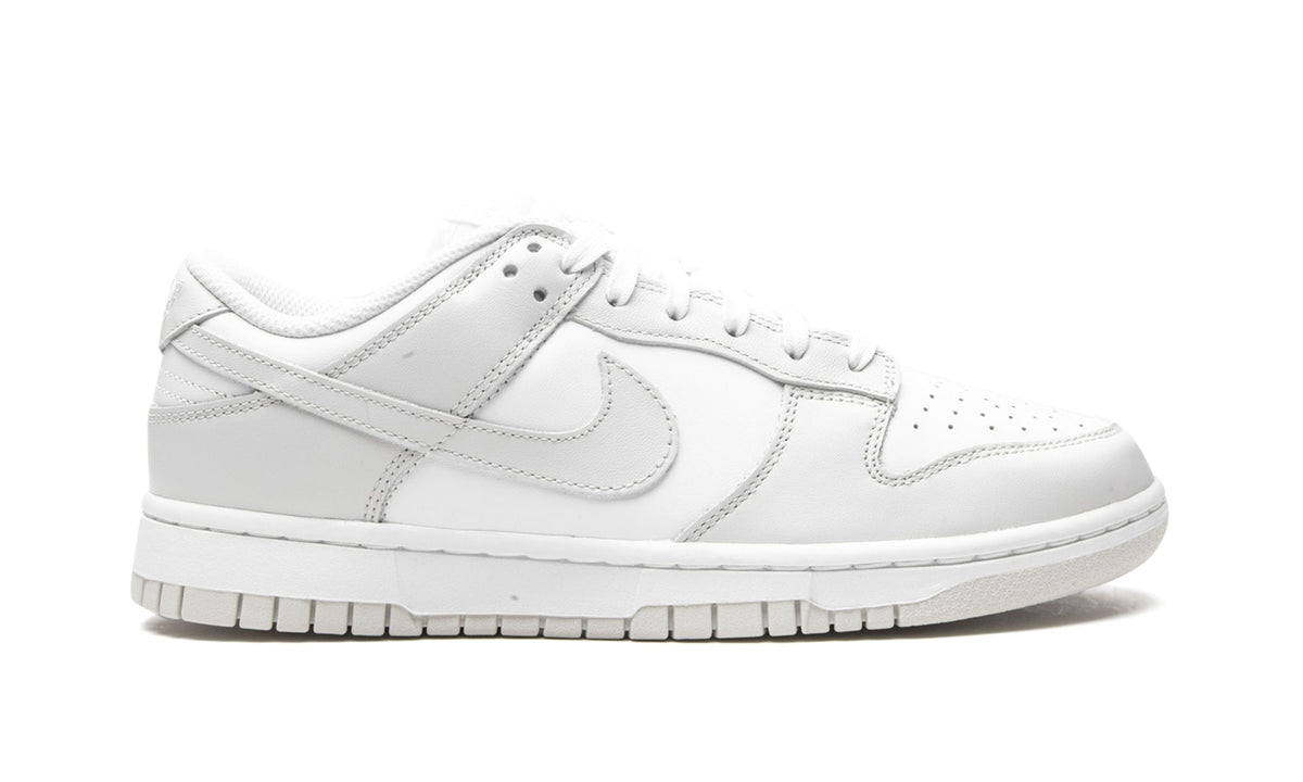 Nike Dunk Low Sneakers - White and Light Grey