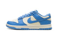 Nike Dunk Low Sneakers - Blue and Cream