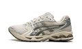 ASICS GEL-KAYANO 14 Sneakers – Cream, Metallic Silver & Dark Grey