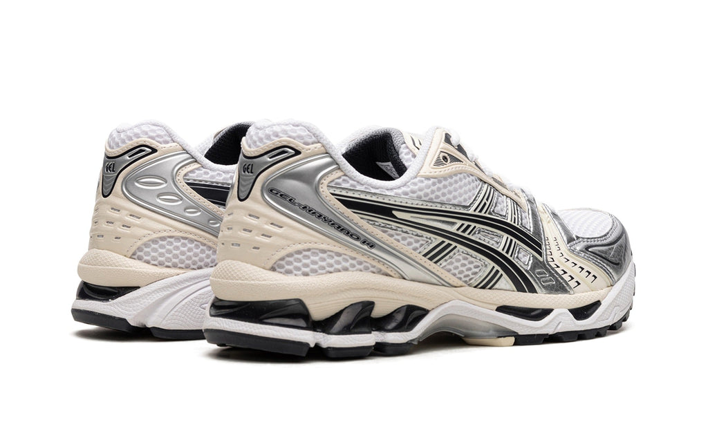 ASICS GEL-KAYANO 14 Sneakers - White, Silver & Black