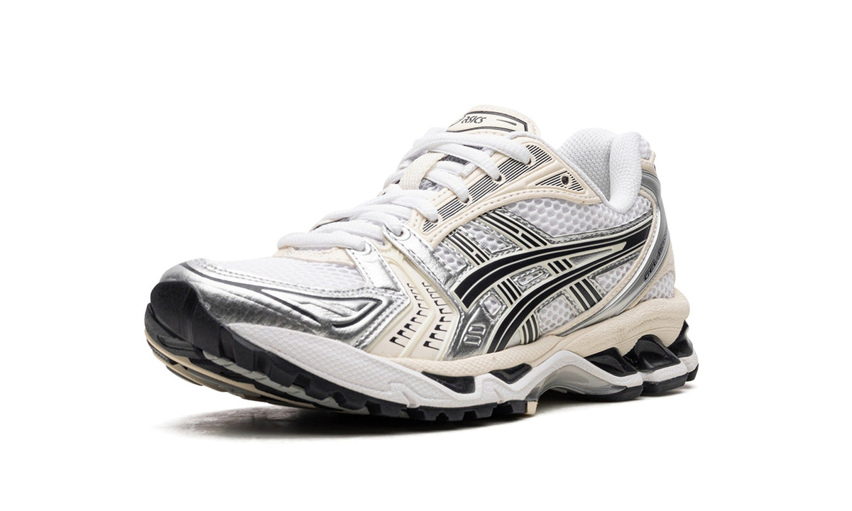 ASICS GEL-KAYANO 14 Sneakers - White, Silver & Black