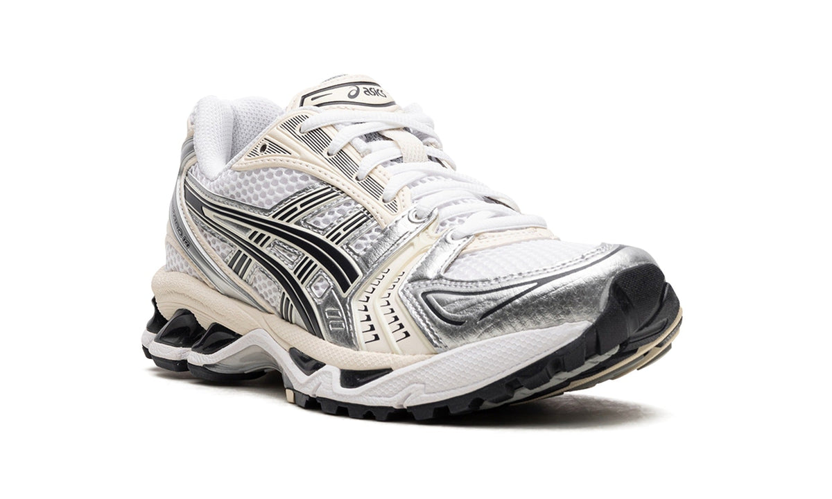 ASICS GEL-KAYANO 14 Sneakers - White, Silver & Black