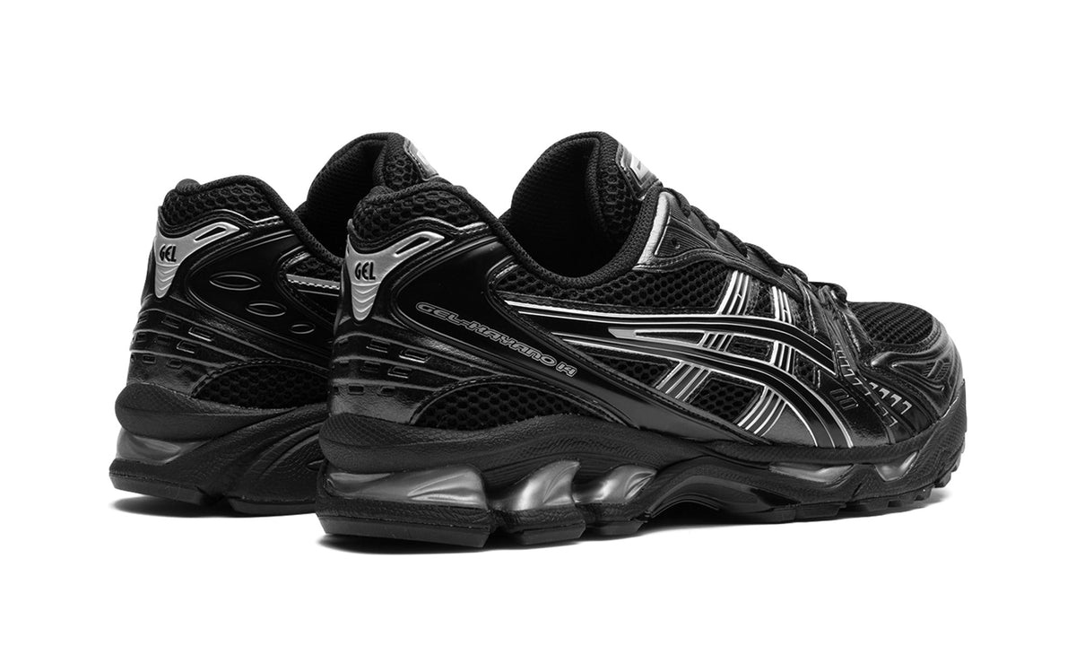 ASICS GEL-KAYANO 14 Sneakers – Black & Metallic Silver