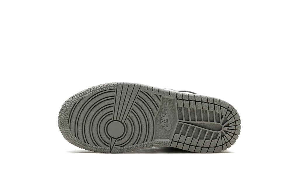 Air Jordan 1 High-Top Sneakers – Black, Gray & White