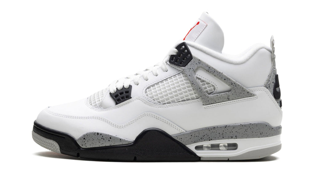 Air Jordan 4 Sneakers – White Cement