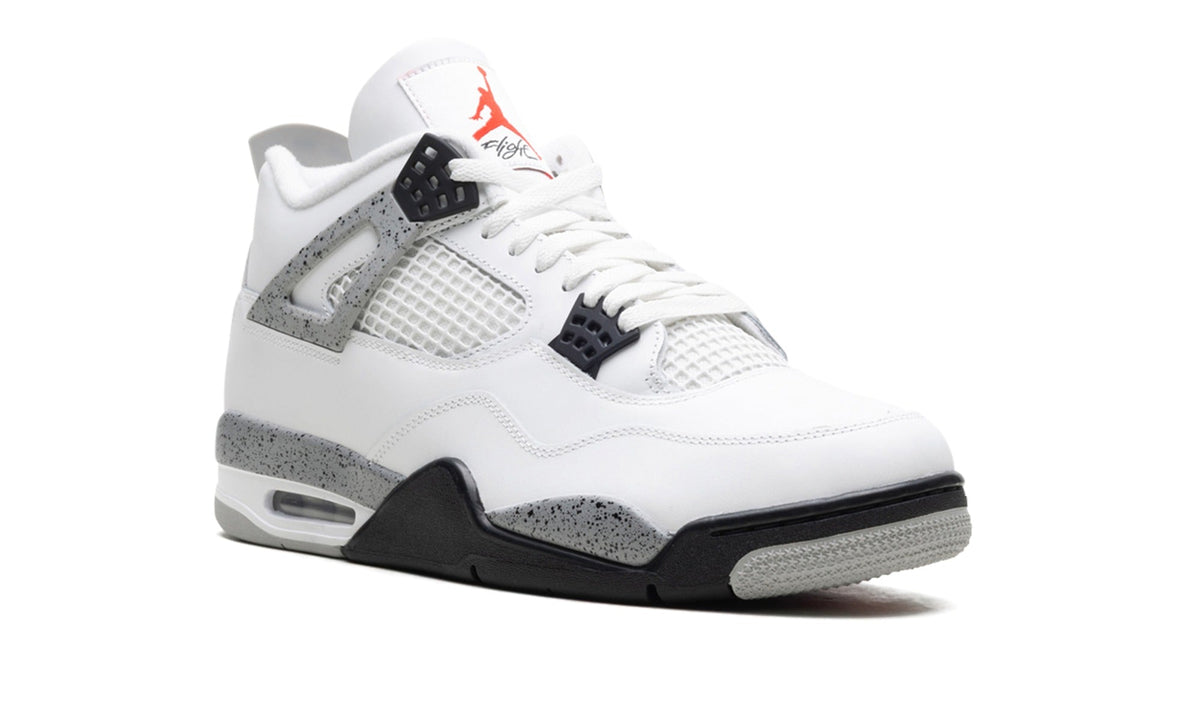 Air Jordan 4 Sneakers – White Cement