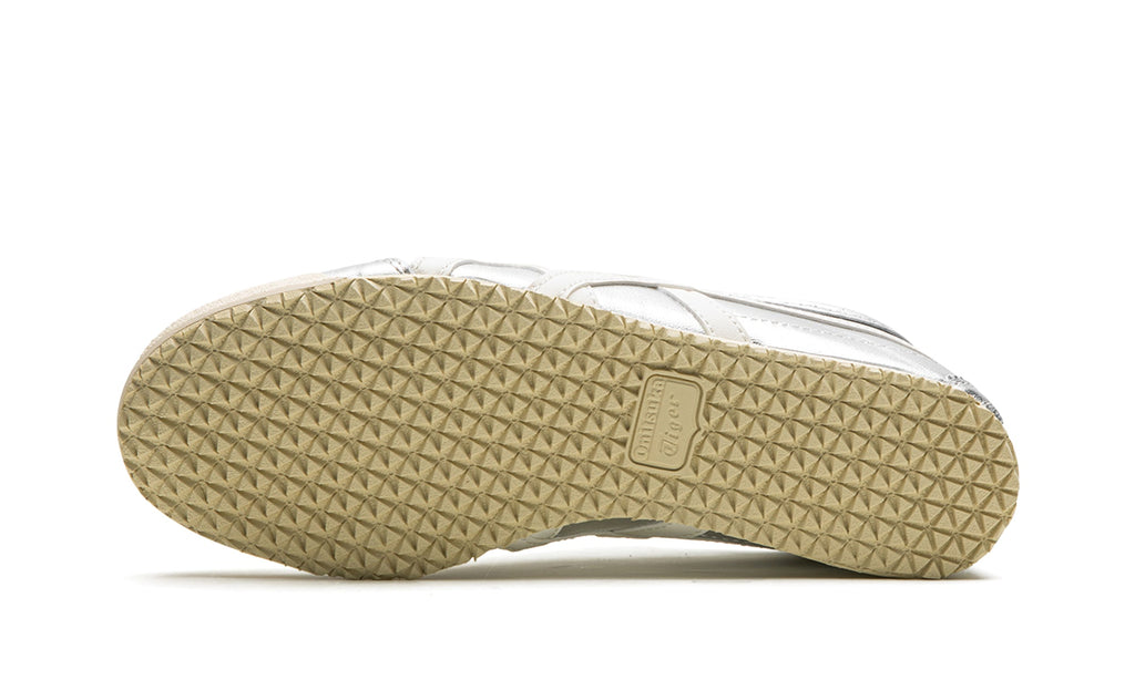 Onitsuka Tiger Mexico 66 Sneakers - Metallic Silver and Off-White
