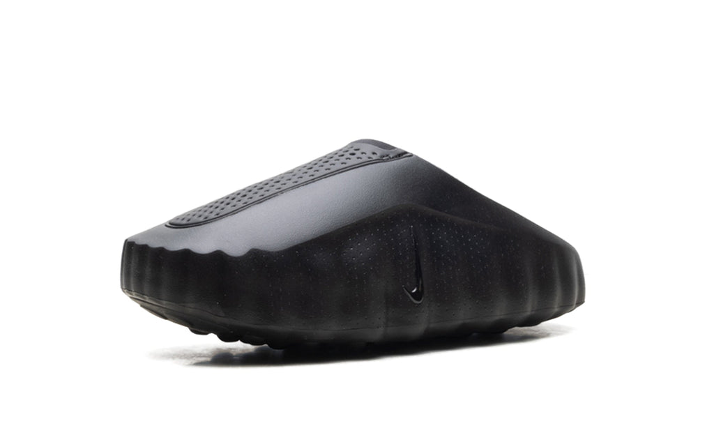 Nike Mind 001 Slip-On Mules - All Black with Circular Outsole Nodes