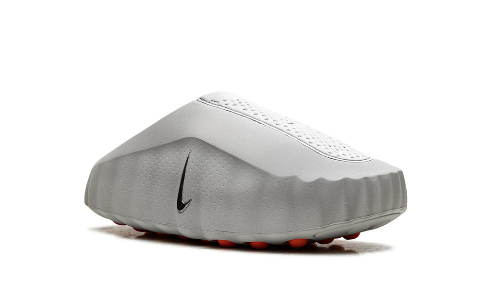 Nike Mind 001 Slip-On Mules - Light Gray with Orange Outsole Nodes