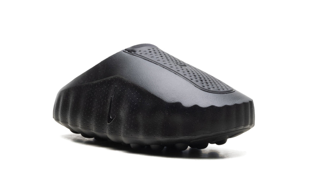 Nike Mind 001 Slip-On Mules - All Black with Circular Outsole Nodes