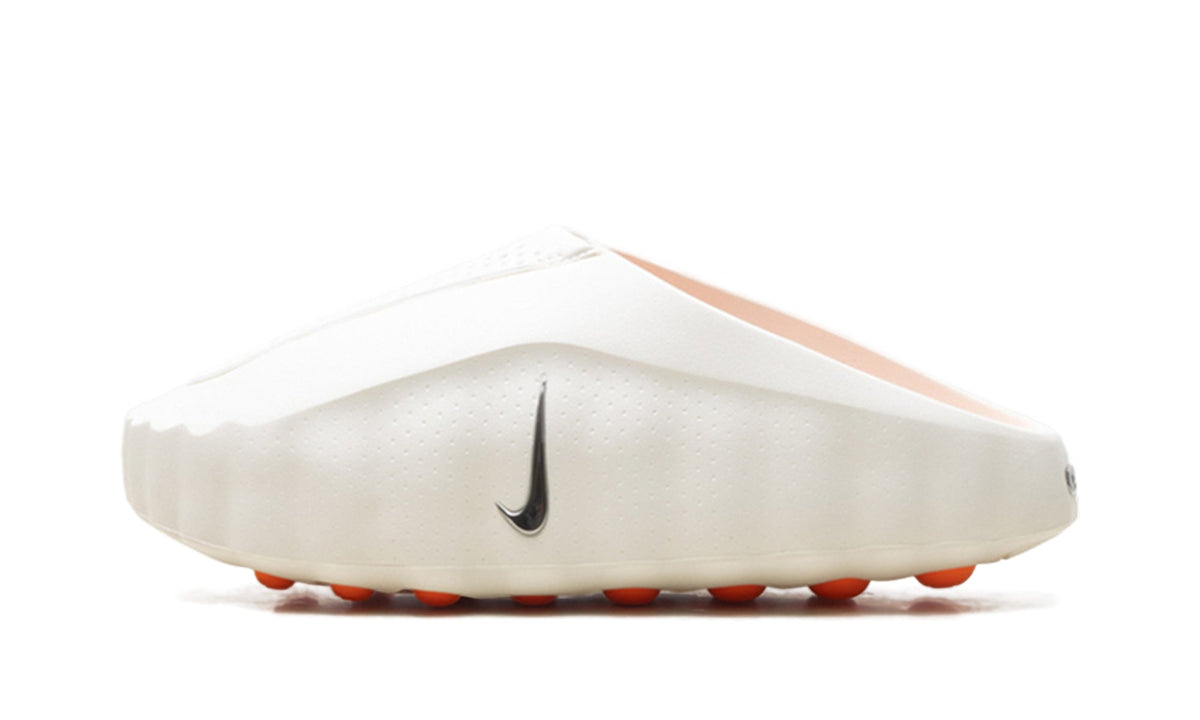 Nike Mind 001 Slip-On Mules - Off-White with Orange Outsole Nodes