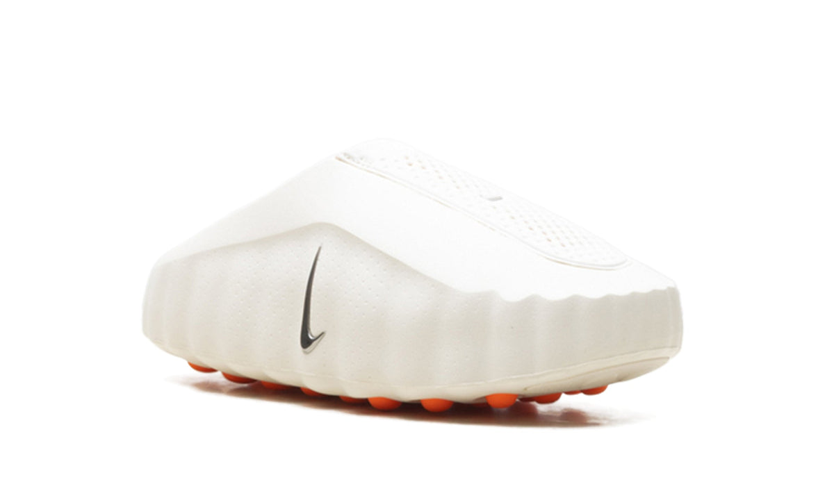 Nike Mind 001 Slip-On Mules - Off-White with Orange Outsole Nodes