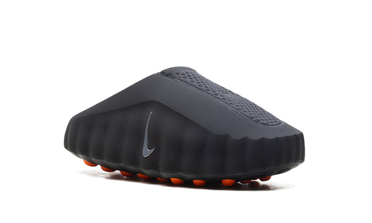 Nike Mind 001 Slip-On Mules - Black with Orange Outsole Nodes