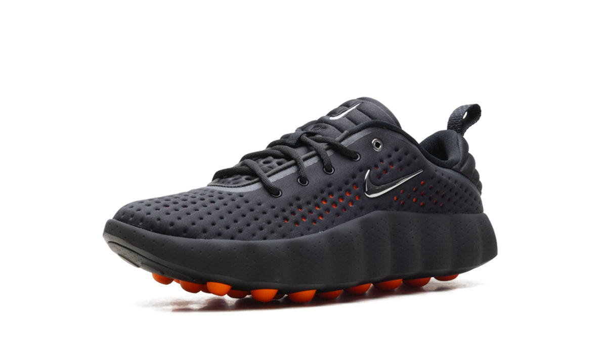 Nike Mind 002 Sneakers - Black and Charcoal with Orange Outsole Nodes
