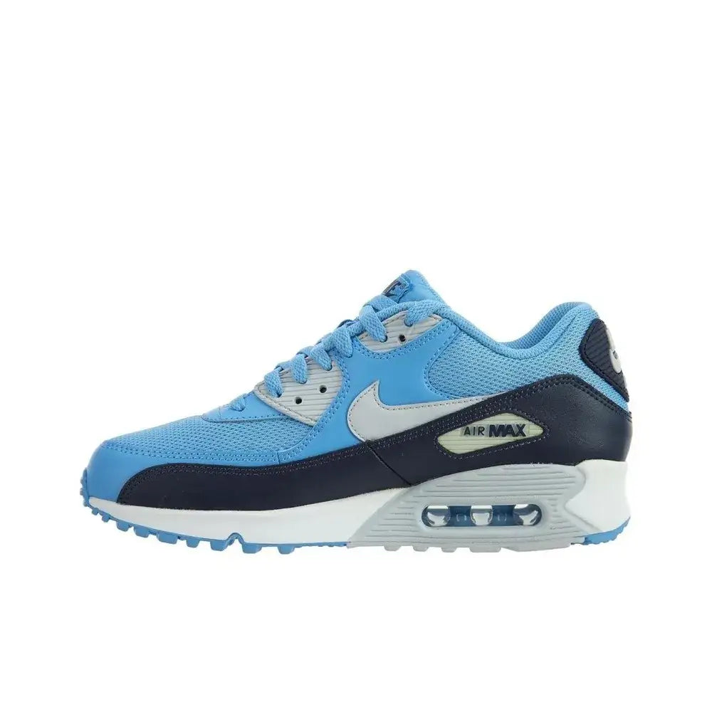 Nike Air Max 90 Sneakers – Light Blue, Navy & White