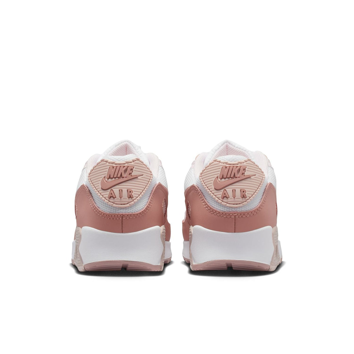 Nike Air Max 90 Sneakers – White, Blush Pink & Dusty Rose