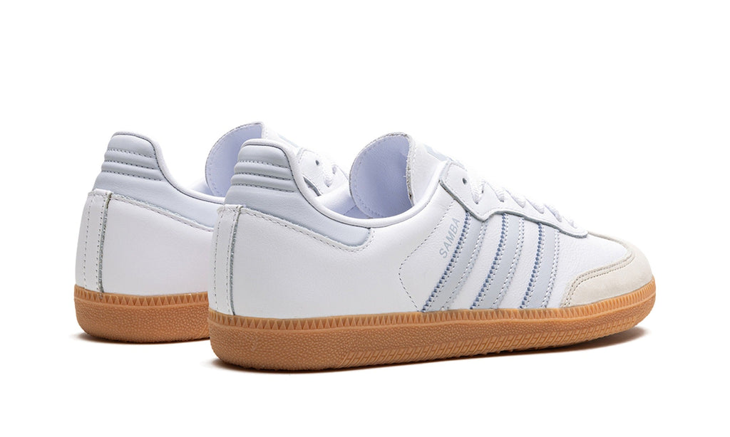 adidas Samba Sneakers – White, Light Gray & Gum