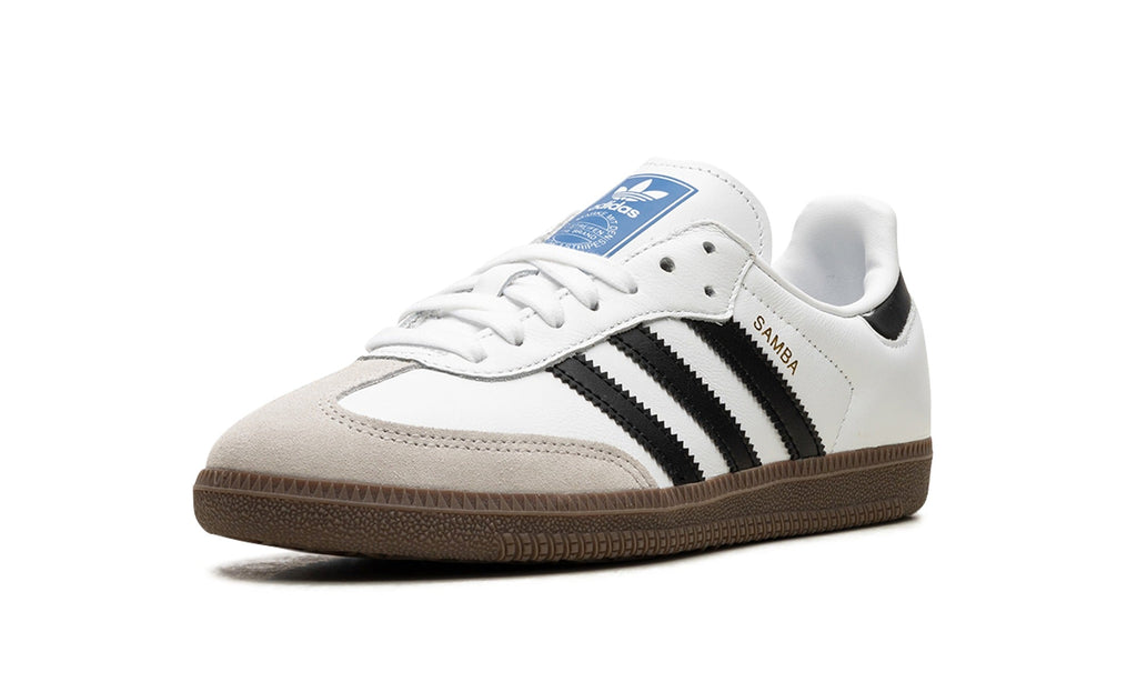 adidas Samba OG Sneakers in White, Black & Gum