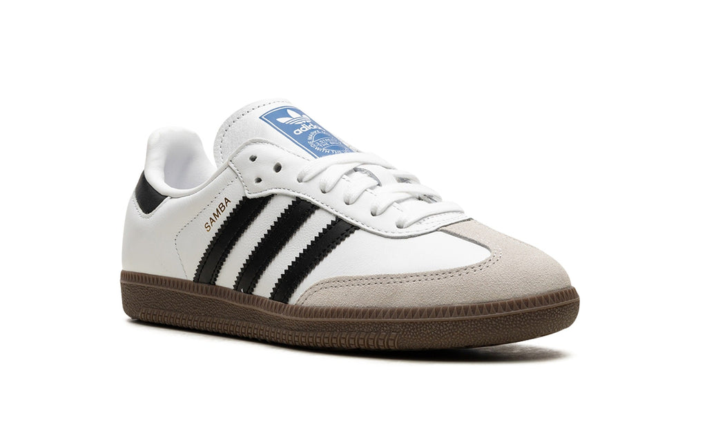 adidas Samba OG Sneakers in White, Black & Gum