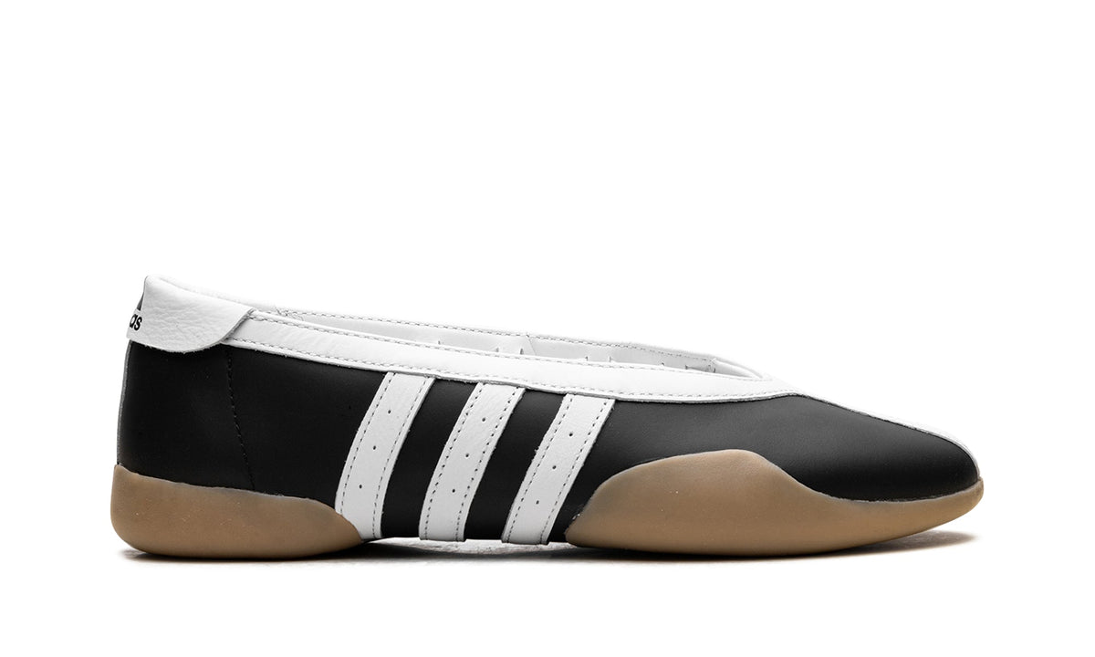 adidas Taekwondo Mei Ballet Flats - Black and White with Gum Sole