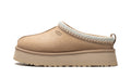 UGG Tazz Platform Slippers – Sand Beige