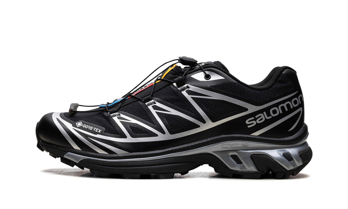 Salomon XT-6 GORE-TEX Sneakers in Black & Silver