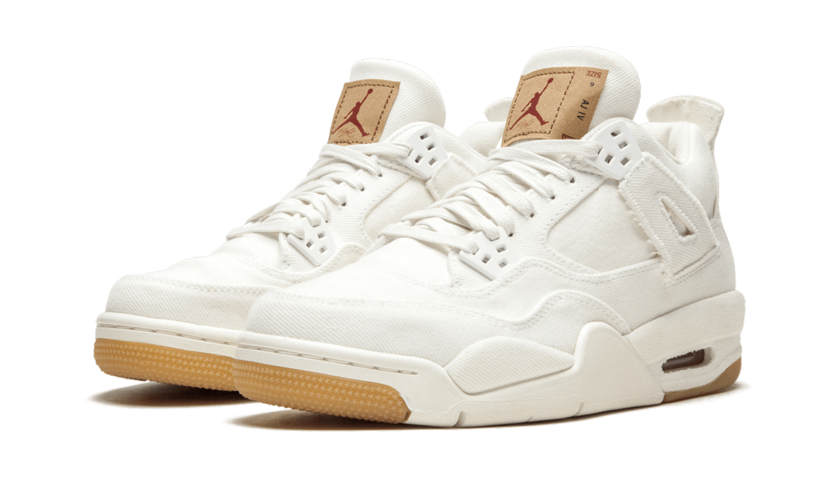 Jordan 4 Retro GS "Levi's White Tag" AQ9103 100