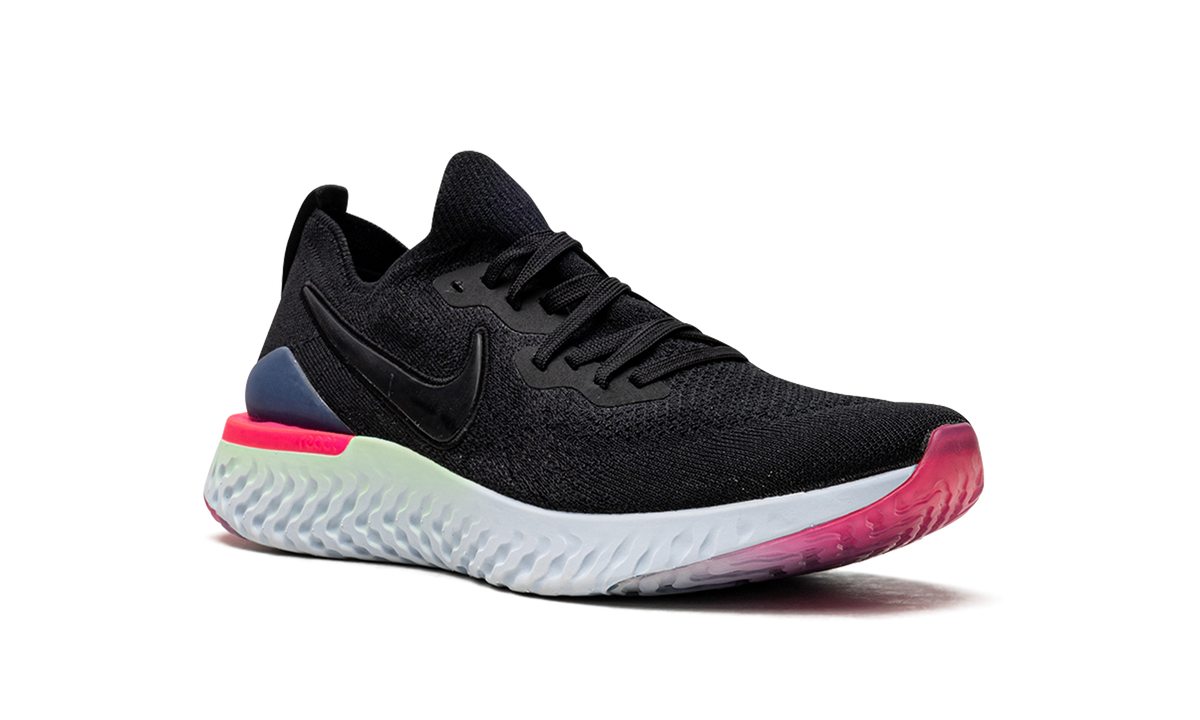 EPIC REACT FLYKNIT 2 MNS WMNS "Black Sapphire Hyper Pink" BQ8927 003