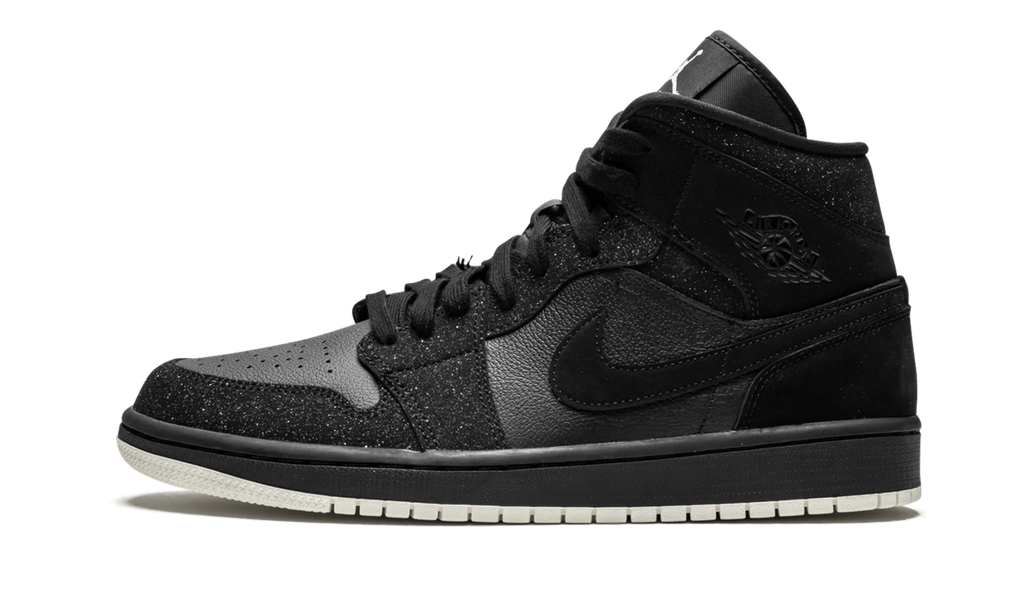 AIR JORDAN 1 MID WMNS "Glitter Black" BQ6472 001
