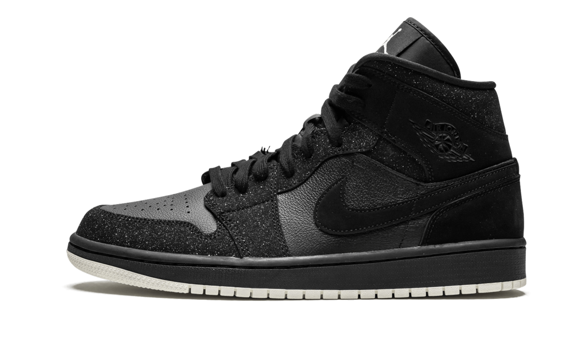 AIR JORDAN 1 MID WMNS "Glitter Black" BQ6472 001