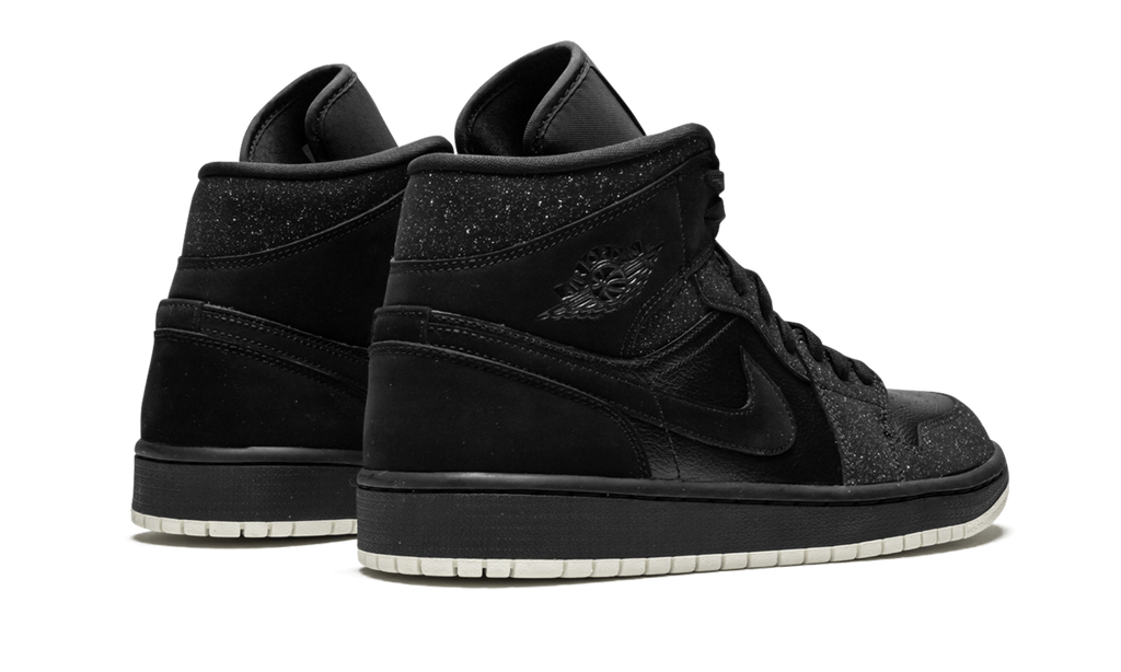 AIR JORDAN 1 MID WMNS "Glitter Black" BQ6472 001