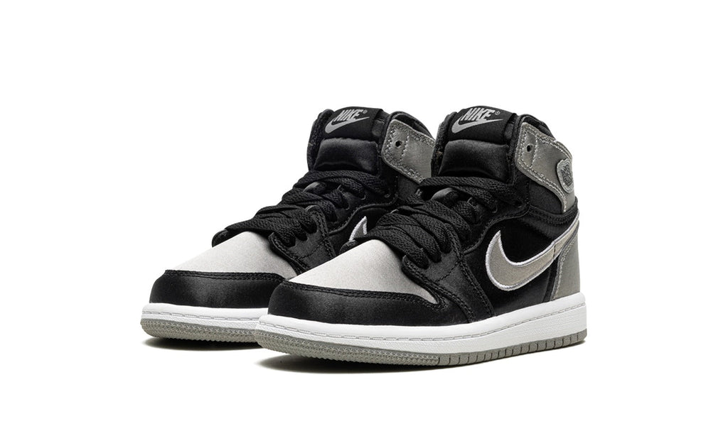 Air Jordan 1 High-Top Sneakers – Black, Gray & White